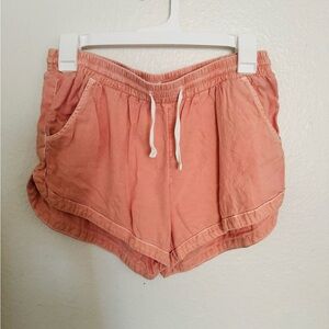 BILLABONG, M, drawstring shorts, coral color
